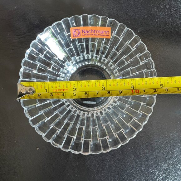 NWT Small Nachtmann Riedel Bossa Nova 5’’ Fine Bavarian Crystal Bowl - Picture 7 of 10